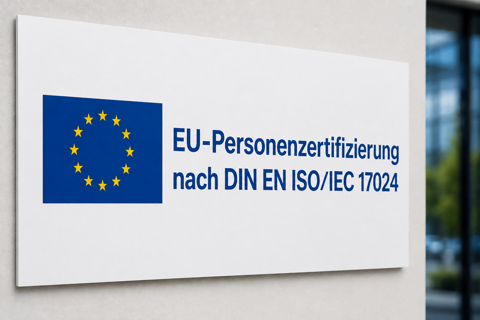 EU-Personenzertifizierung nach DIN EN ISO/IEC 18024